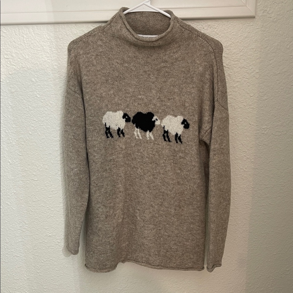 Cozy Sheep Pattern Sweater